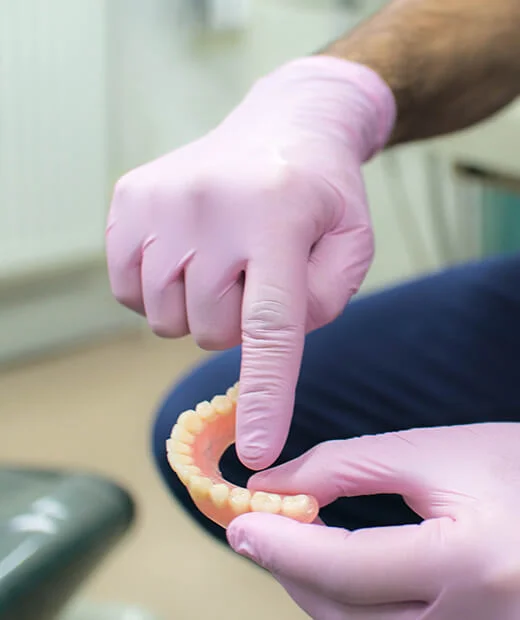 Dentures treatment